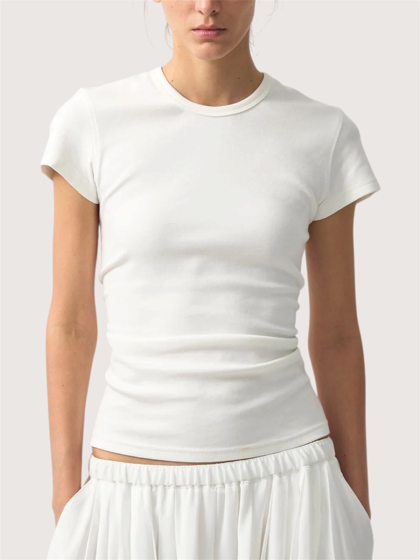 Ruched Waist Tee