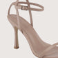 Pointed Toe Heeled Sandal | Nude