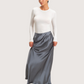 Elaine Satin Slip Skirt