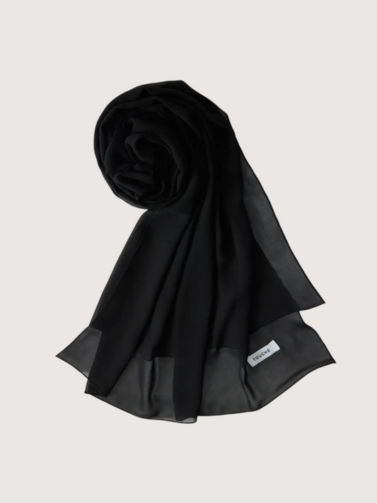 Chiffon Shawl | Black