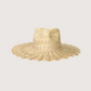 Wide Brim Straw Hat | Beige