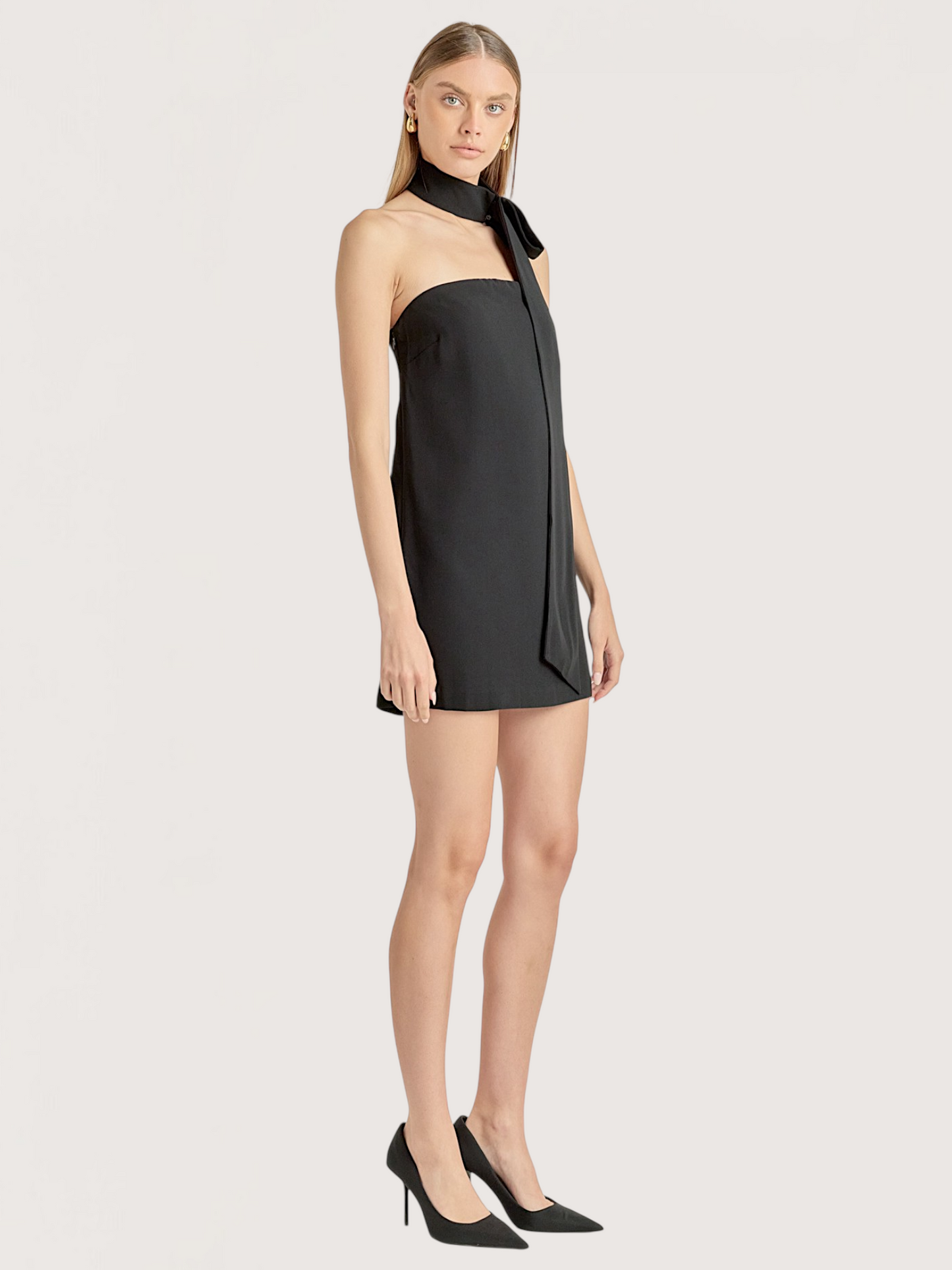 Beatrice Scarf Mini Dress