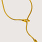 Serpent Lariat Necklace