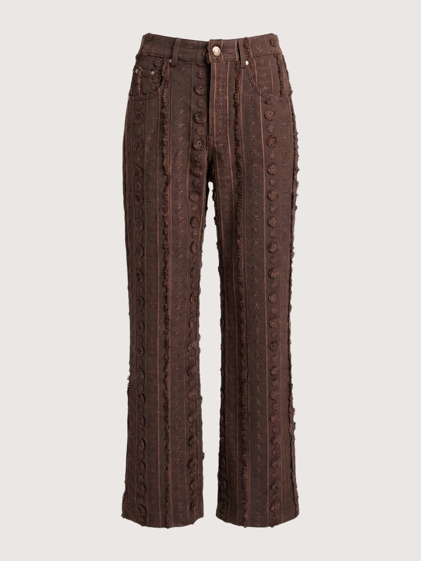 Panna Frayed Trim Pant