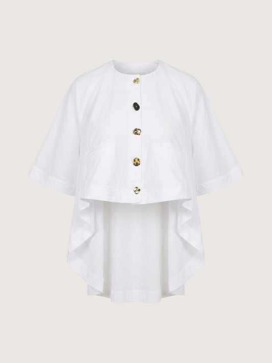 Ornate Button Poncho