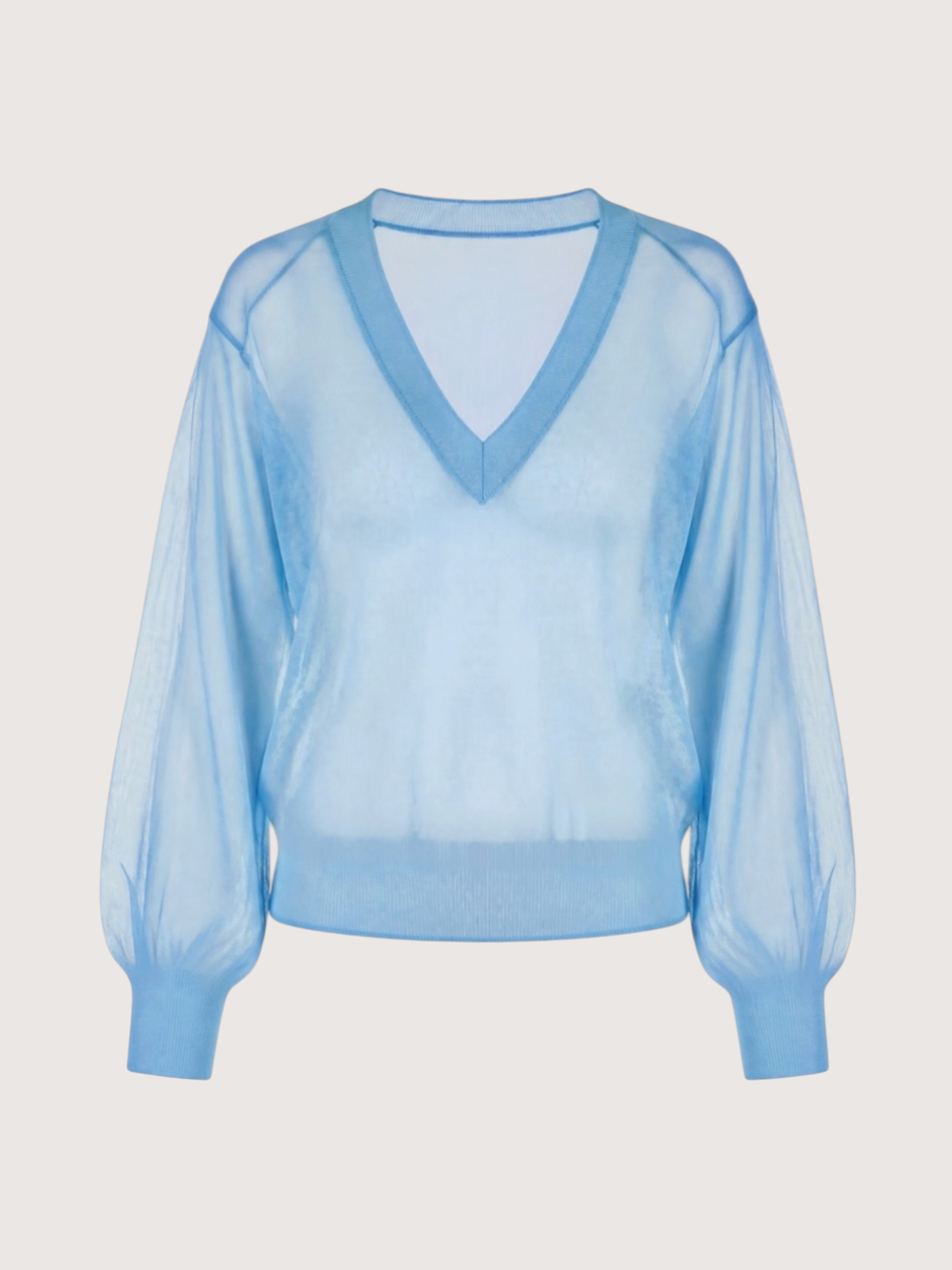 Morgan Organza Top | Blue