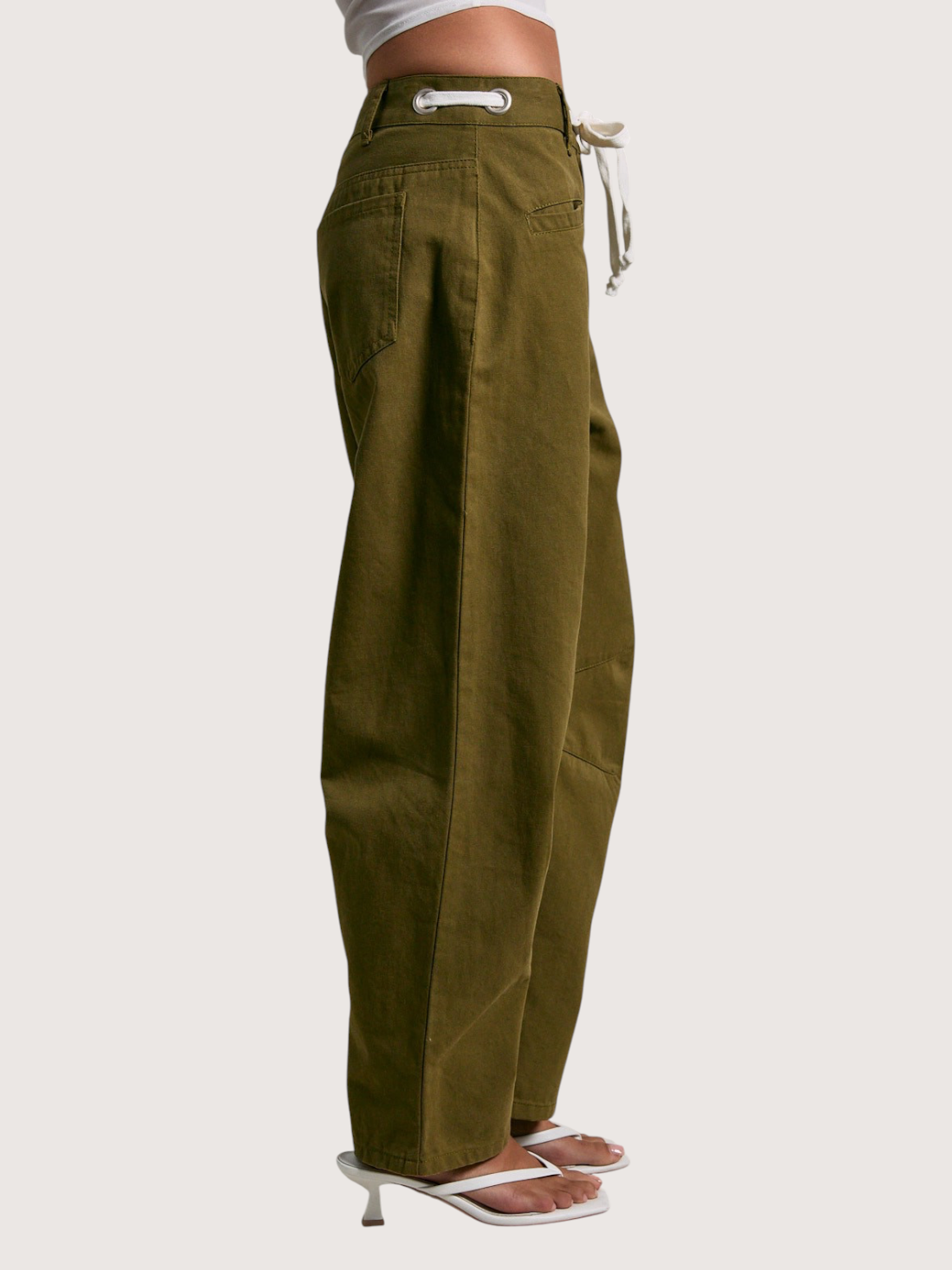 High Rise Barrel Pant