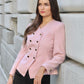 Jackie Button Front Blazer