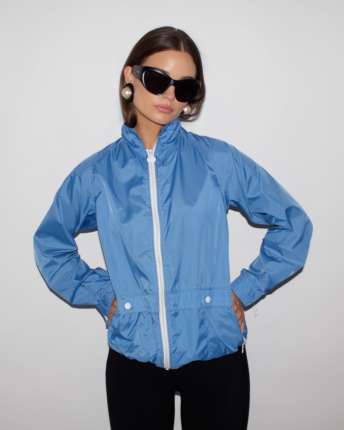 VINTAGE Side Tie Windbreaker