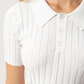 Fitted Polo Top