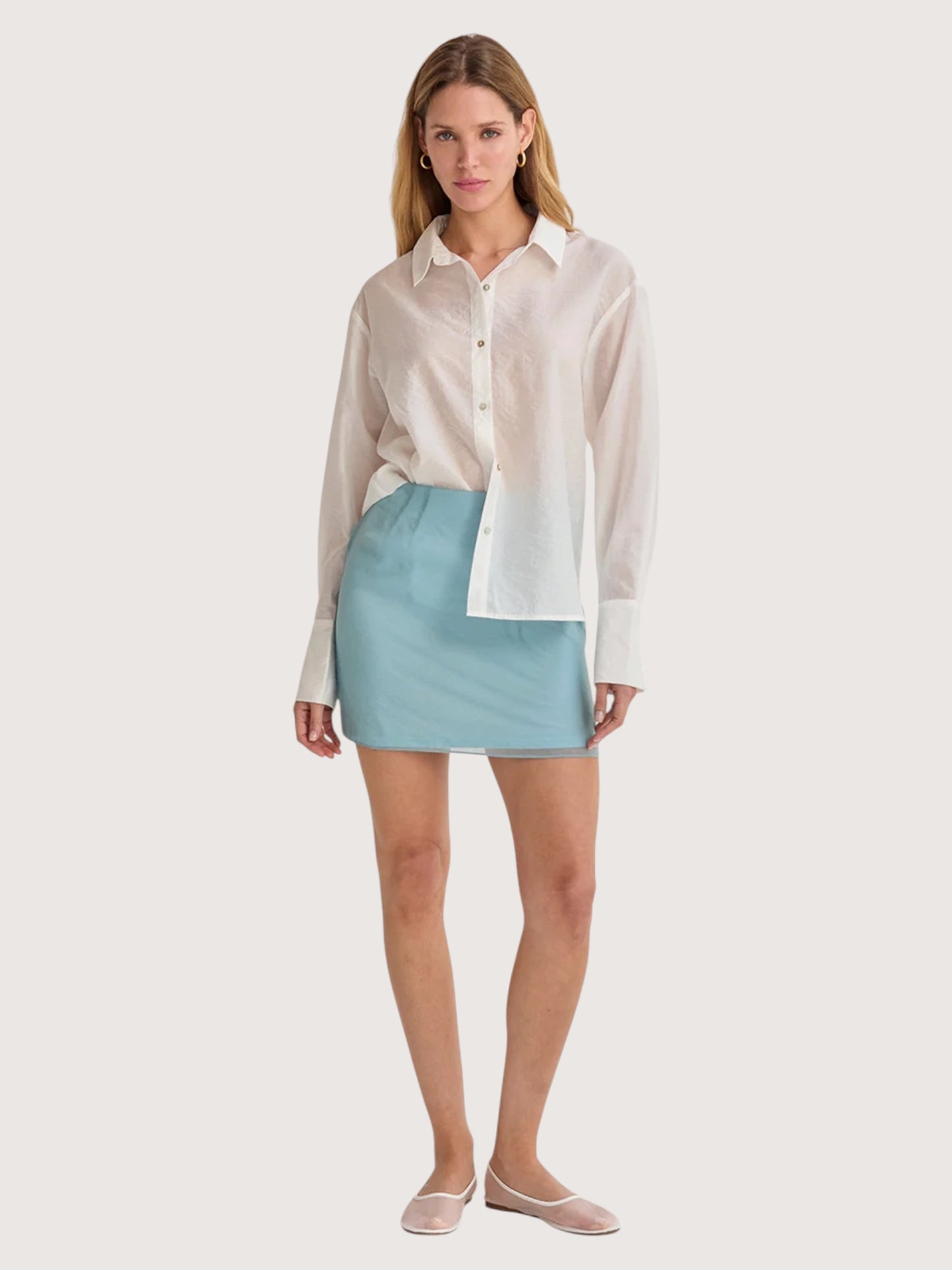 Zoe Organza Mini Skirt