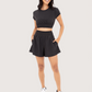 Flared Athleisure Short