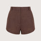 Cora Linen Short | Brown