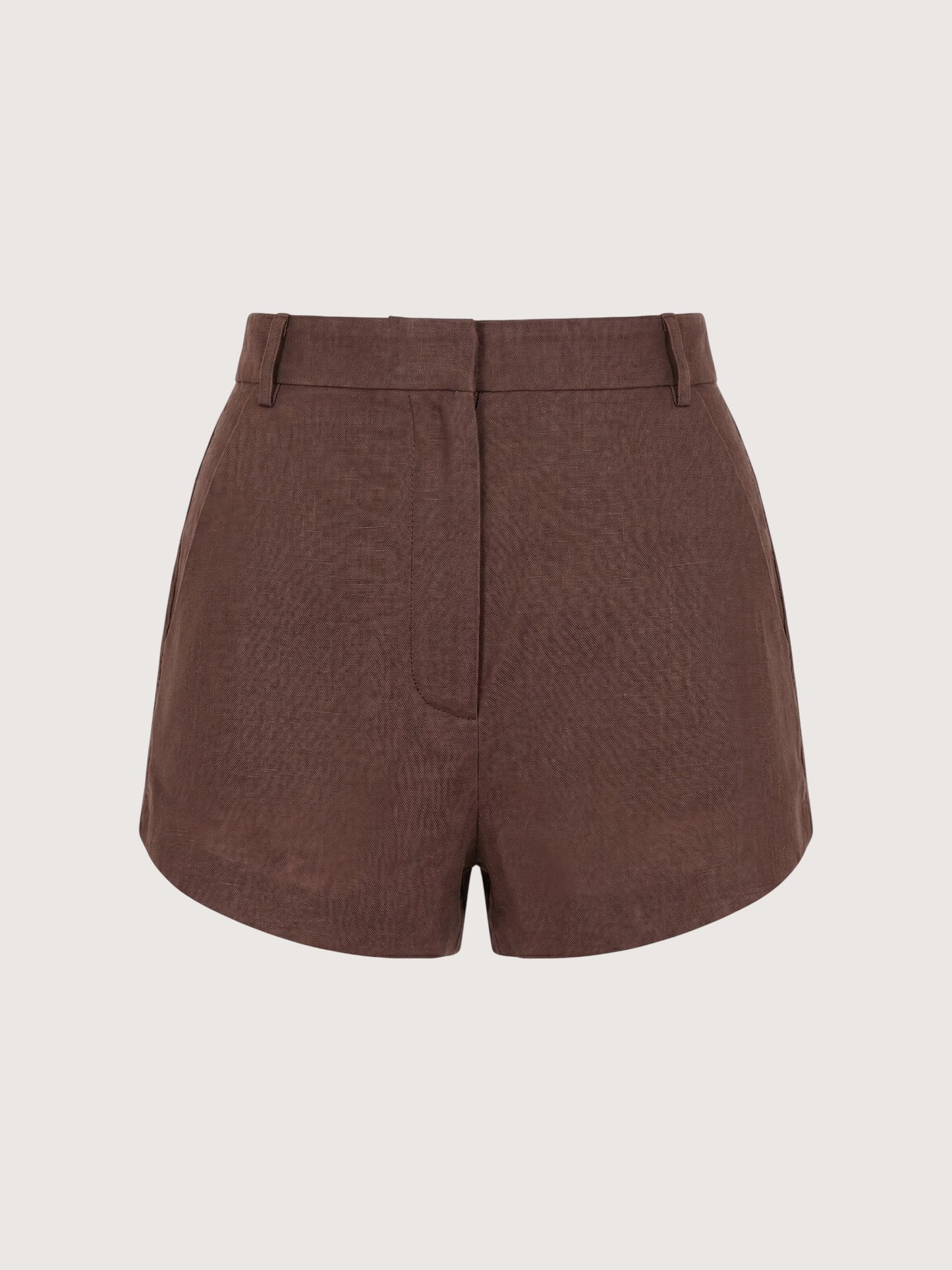 Cora Linen Short | Brown