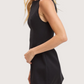 Boat Neck Bow Dress | Black