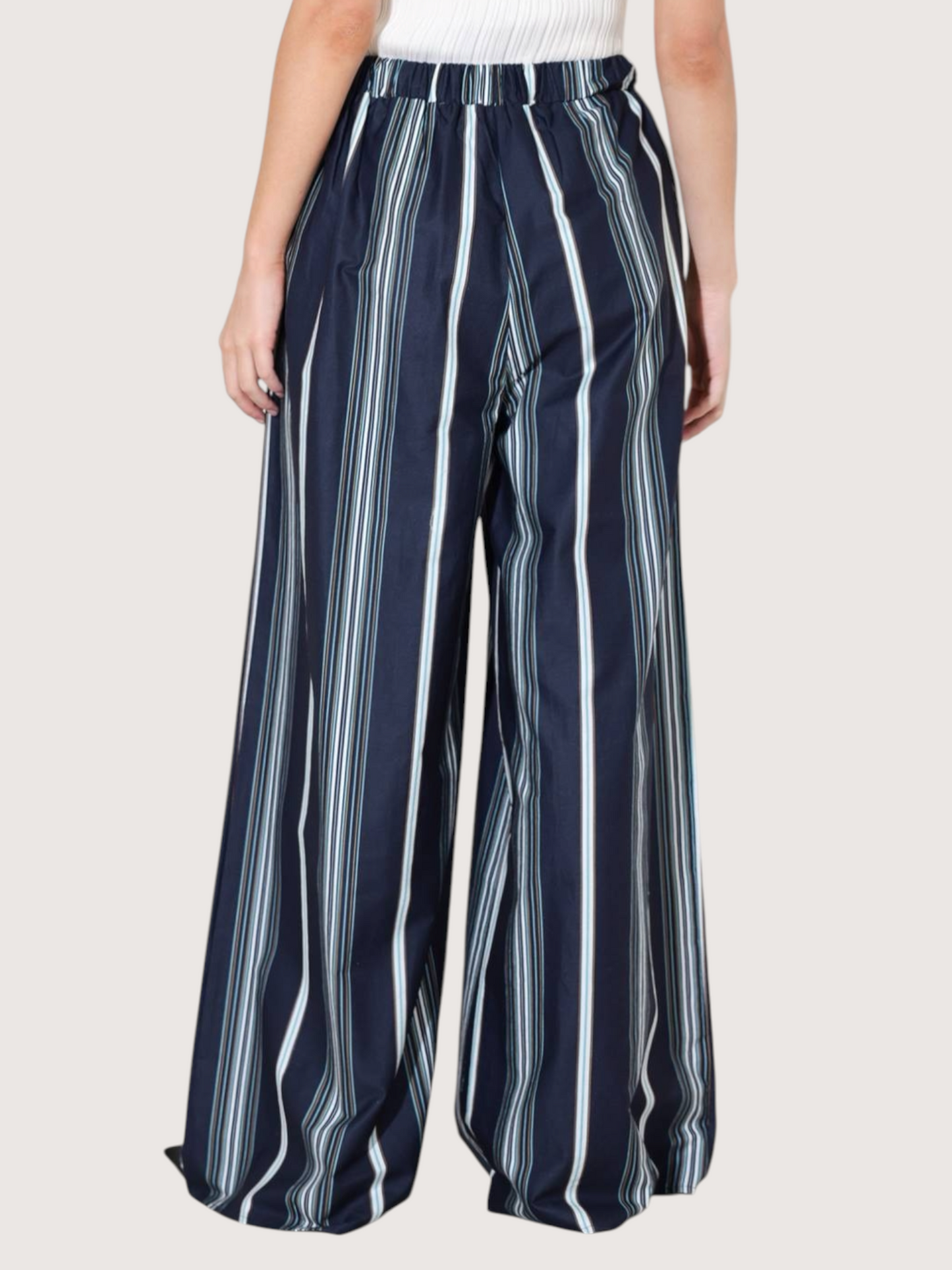 Monette Striped Wide Leg Pant