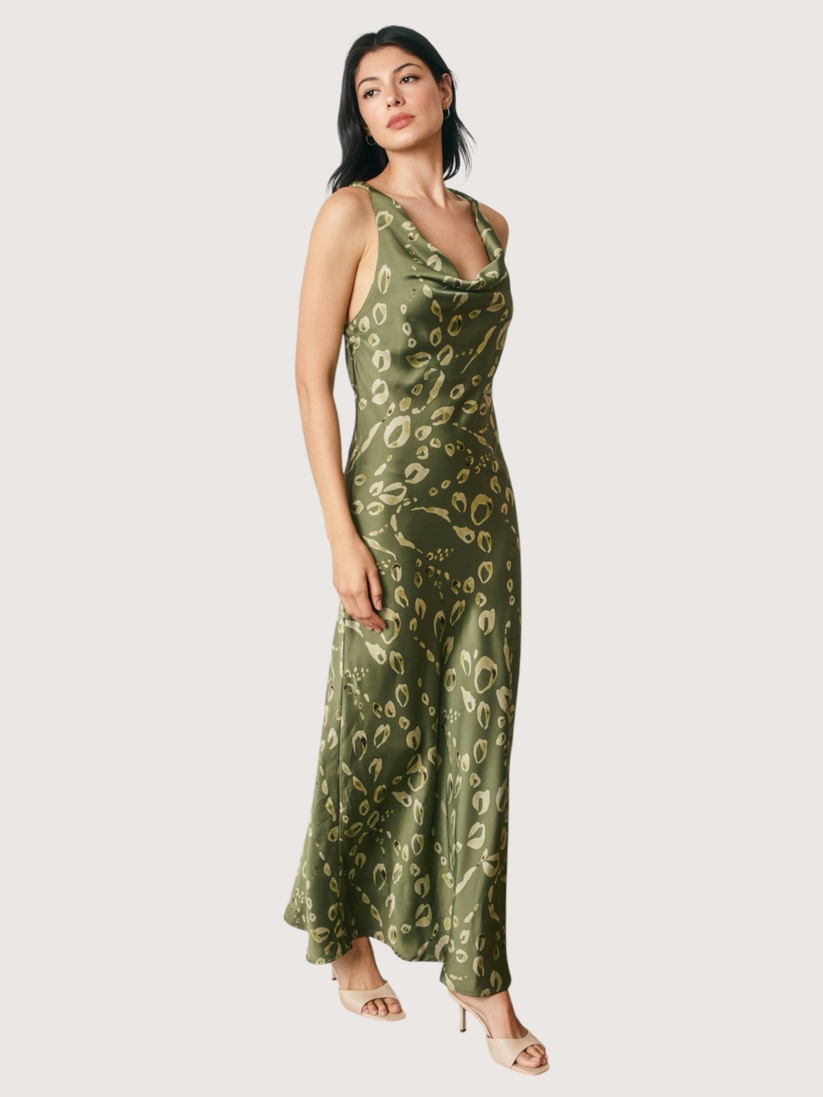 Cowl Neck Maxi Dress