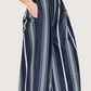 Monette Striped Wide Leg Pant