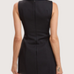 Boat Neck Bow Dress | Black