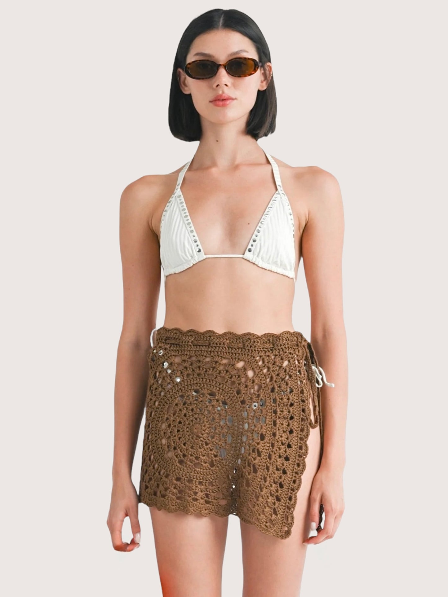 Crochet Mini Skirt
