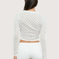 Crochet Lace Cardigan | White