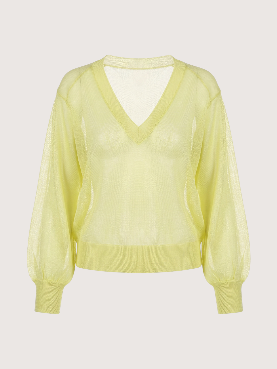 Morgan Organza Top | Lime