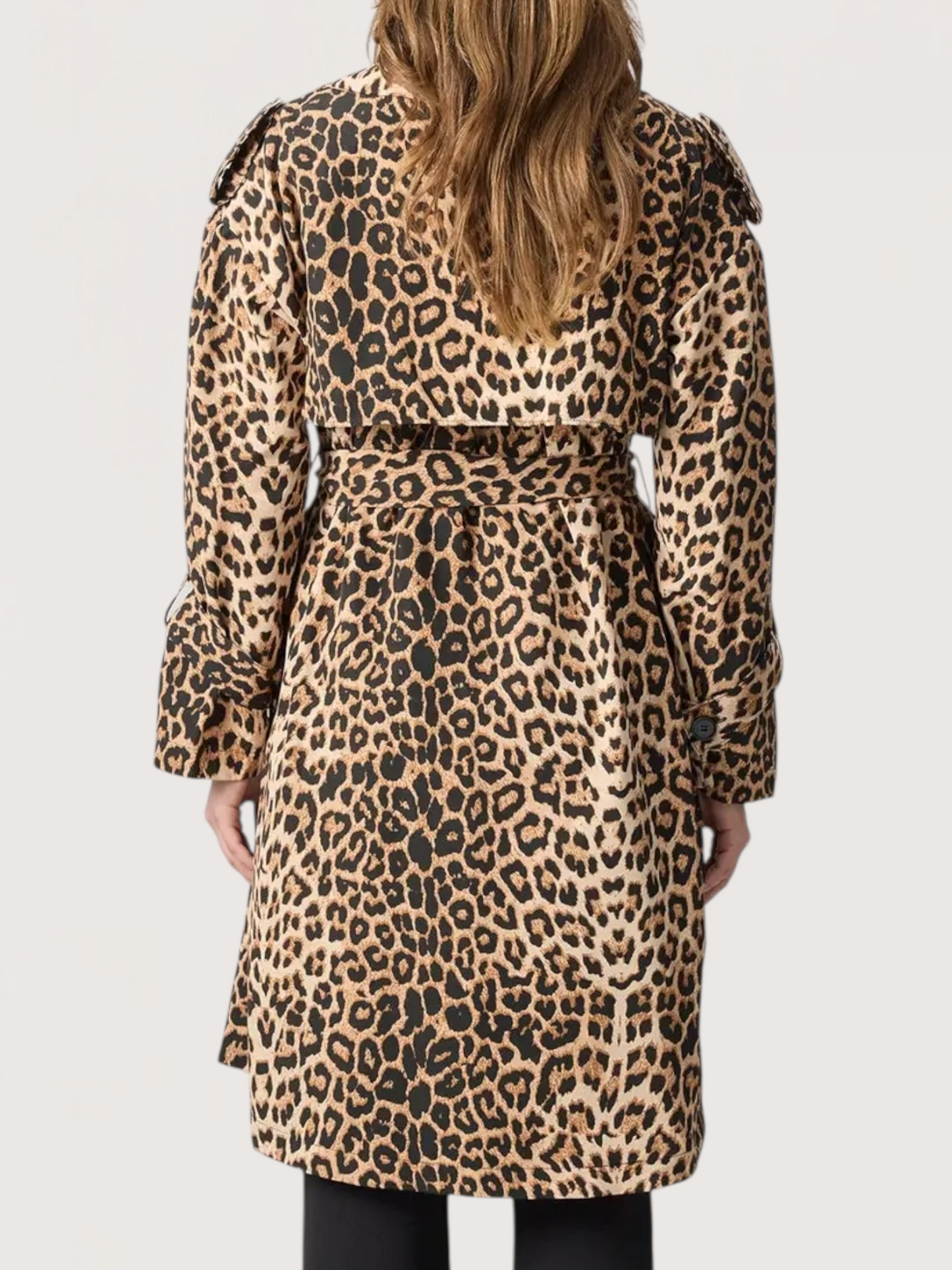 Leopard Trench Coat