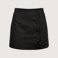 Scallop Trim Skort | Black