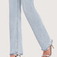 Super High Rise Straight Denim