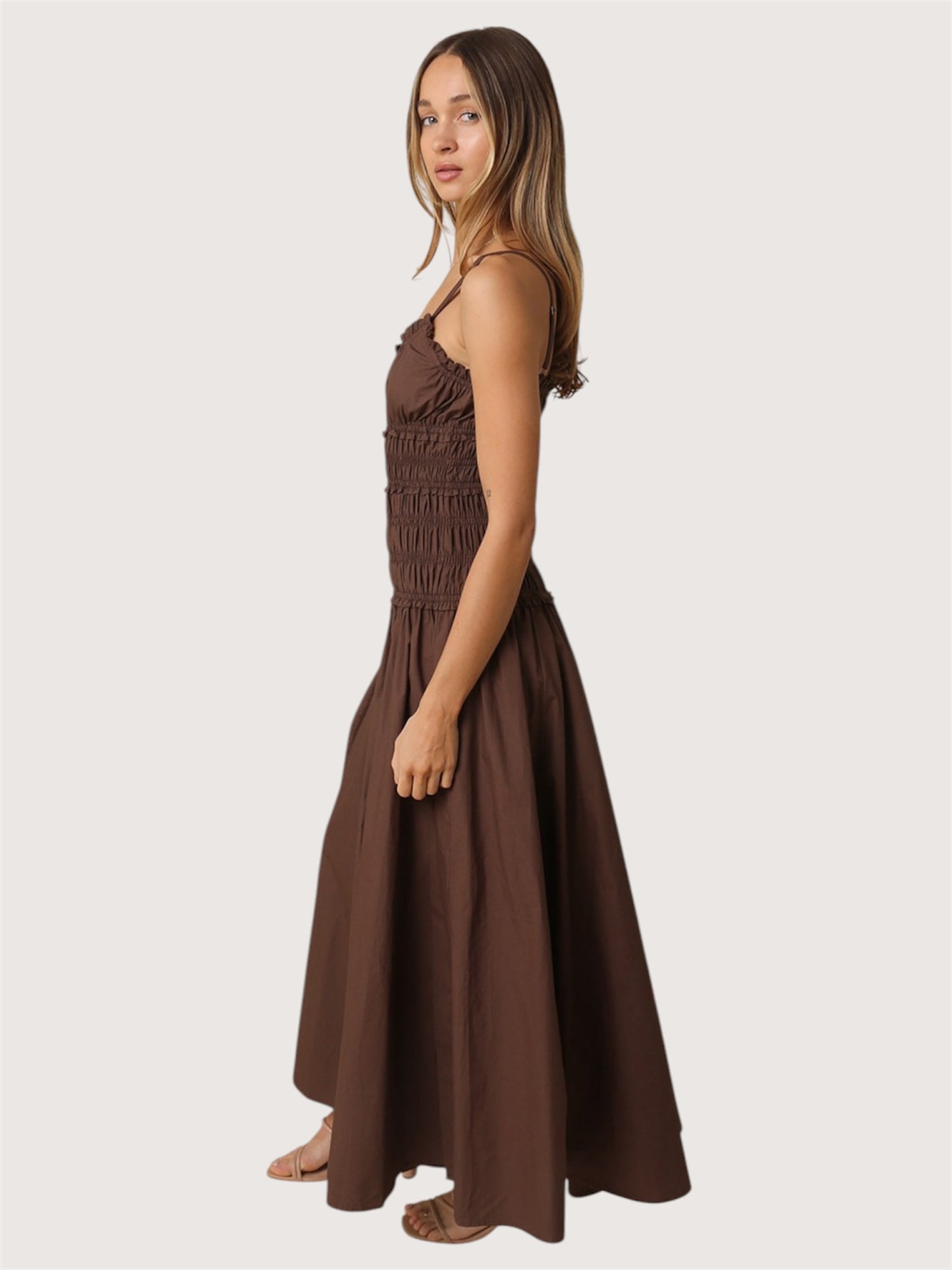 Luna Smocked Maxi Dress