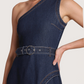 Belted Denim Midi Dress