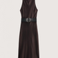 Midi Belted Slip Dress