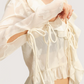 Floral Chiffon Ruffle Blouse
