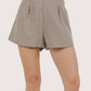 High Waisted Pleat Short