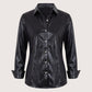 Frida Metallic Linen Shirt