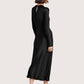 Aria Keyhole Satin Dress