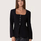 Square Neck Blazer Top