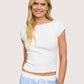 Boatneck Knit Tee
