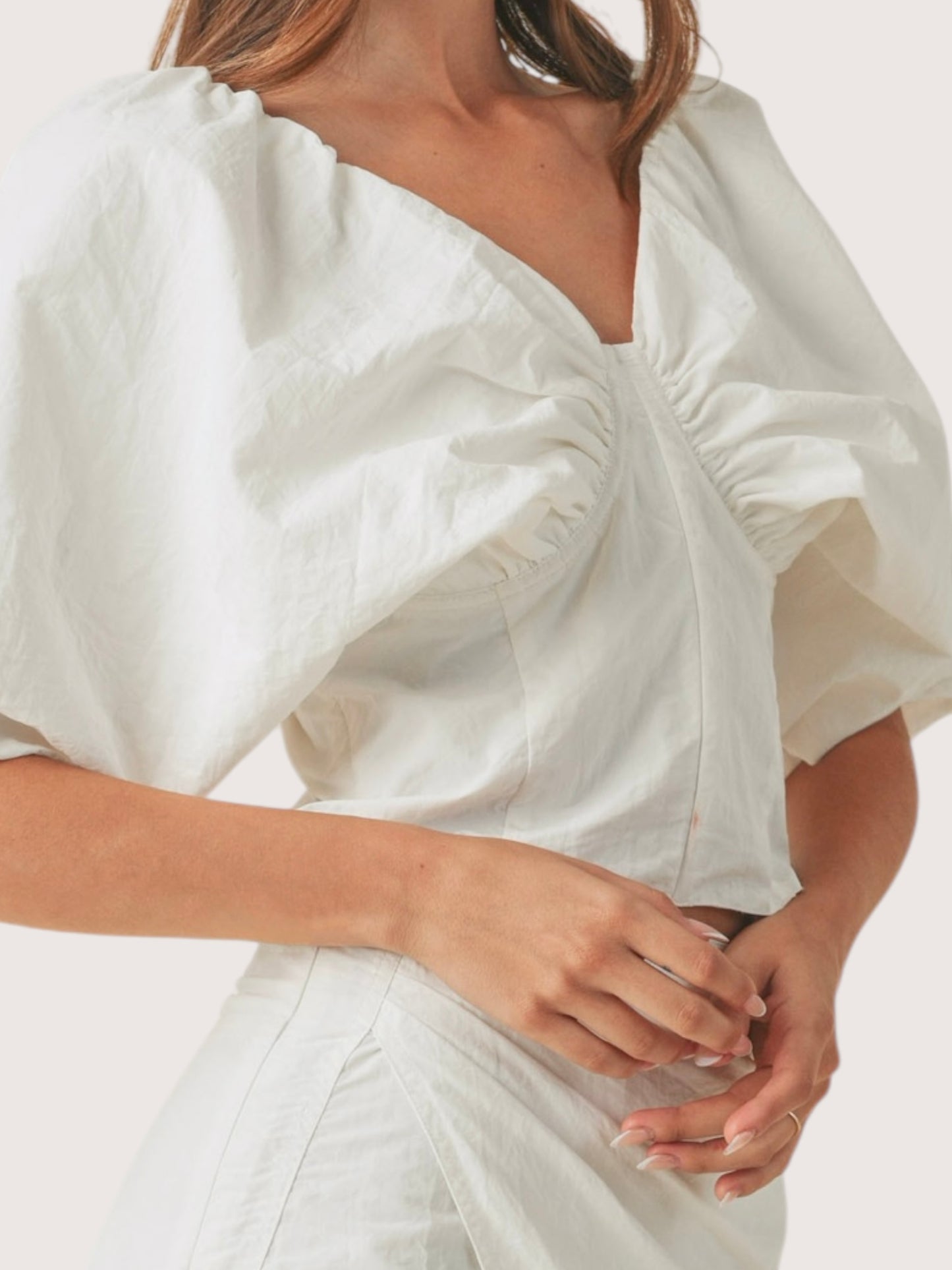 OTS Balloon Sleeve Top