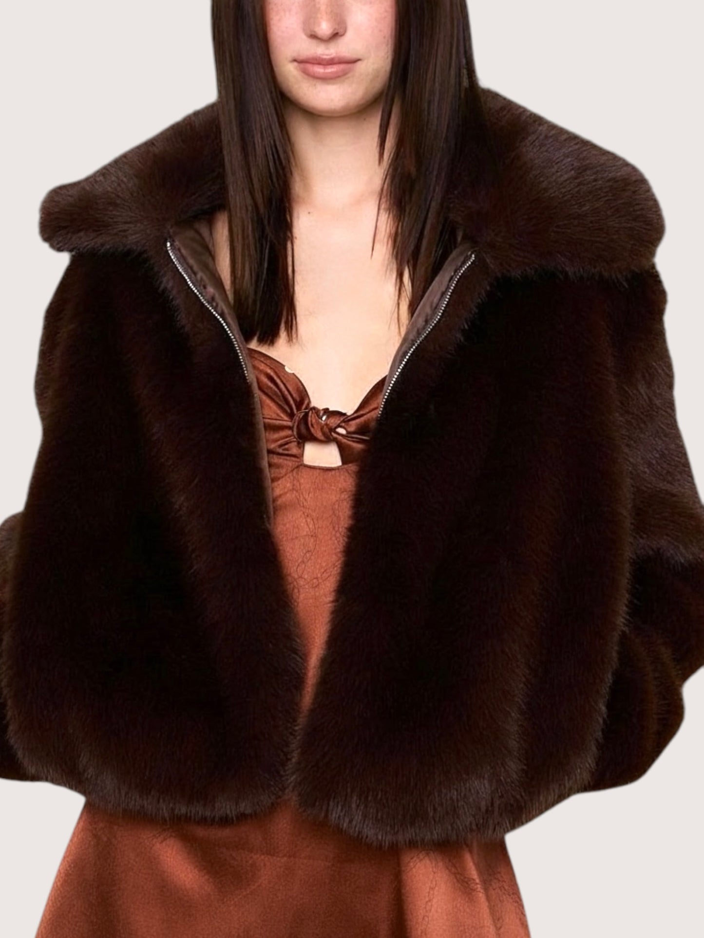 Minnie Plush Fur Coat