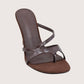 Viper Cut Out Heel | Brown