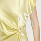 Cora Draped Dress | Yellow