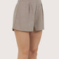 High Waisted Pleat Short