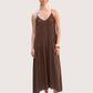 Pleated Pintuck Maxi Dress