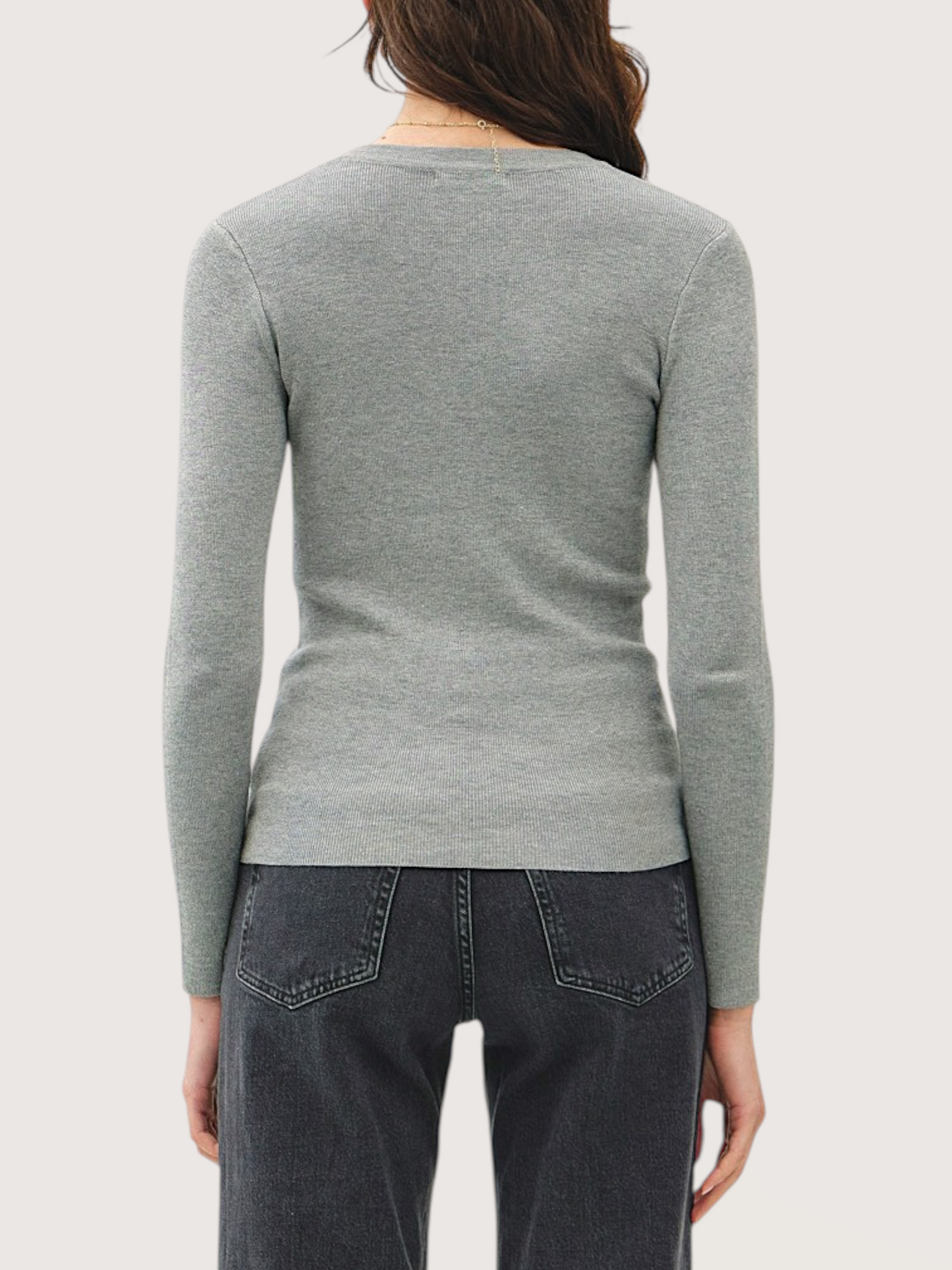 Ribbed Knit Pullover