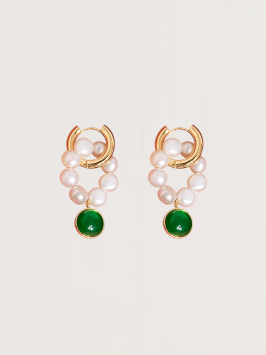 Pearl Charm Earring