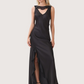 Ruffle Trim Maxi Dress