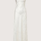 Gloria Column Maxi Dress | Pearl