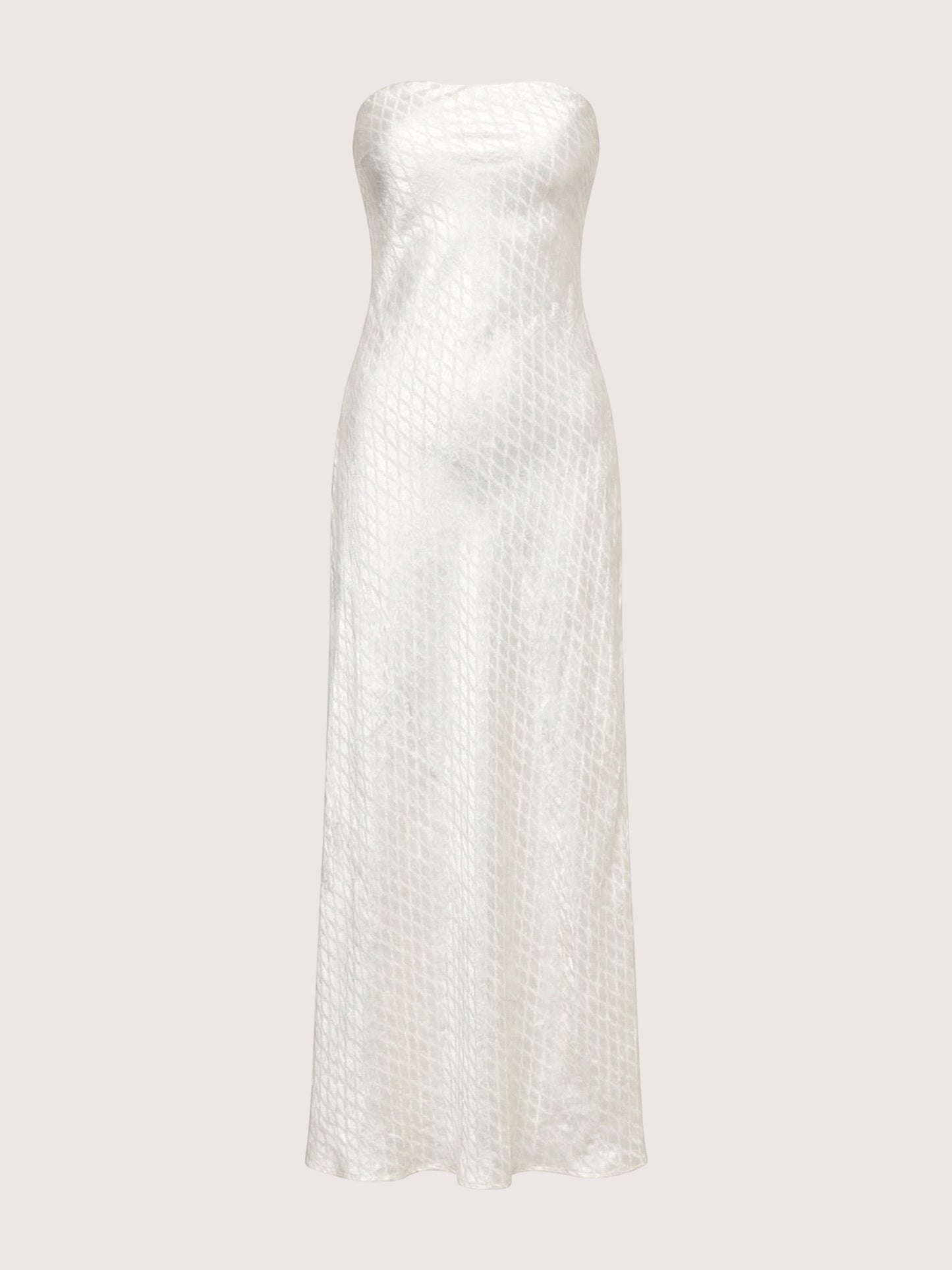 Gloria Column Maxi Dress | Pearl