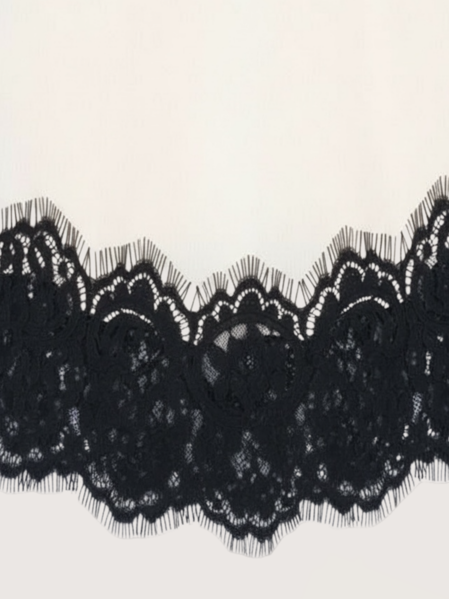 Lace Trim Satin Tunic